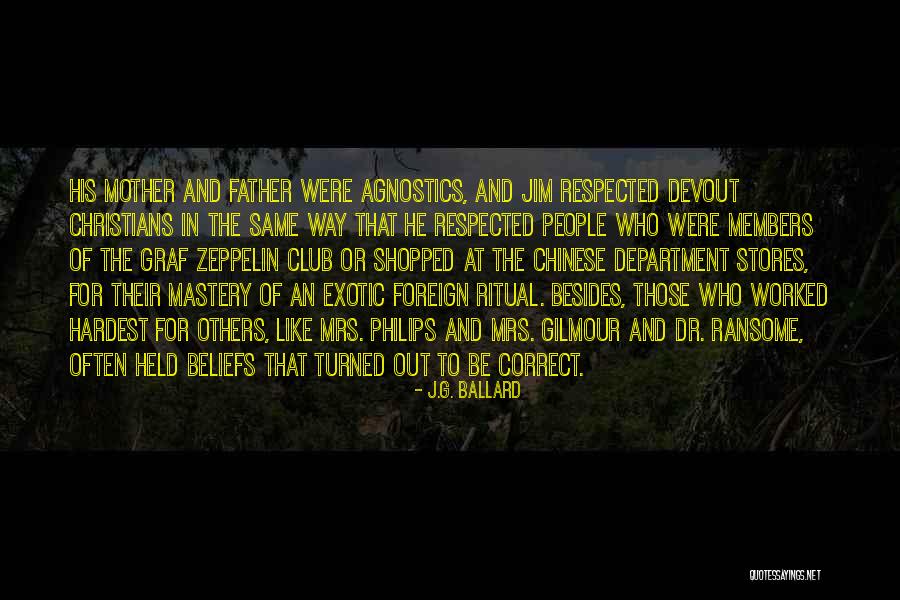 Christians Who Quotes By J.G. Ballard Christians Who Quotes By J.G. Ballard