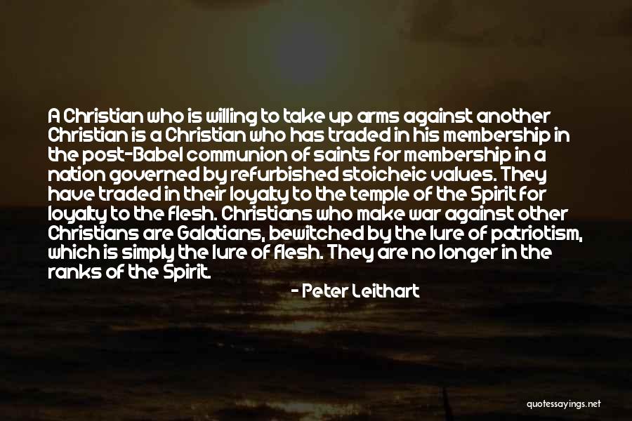 Christians Who Quotes By Peter Leithart Christians Who Quotes By Peter Leithart
