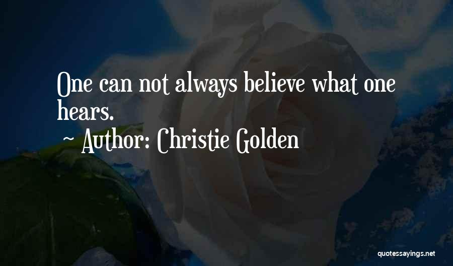 Christie Golden Quotes 1449791