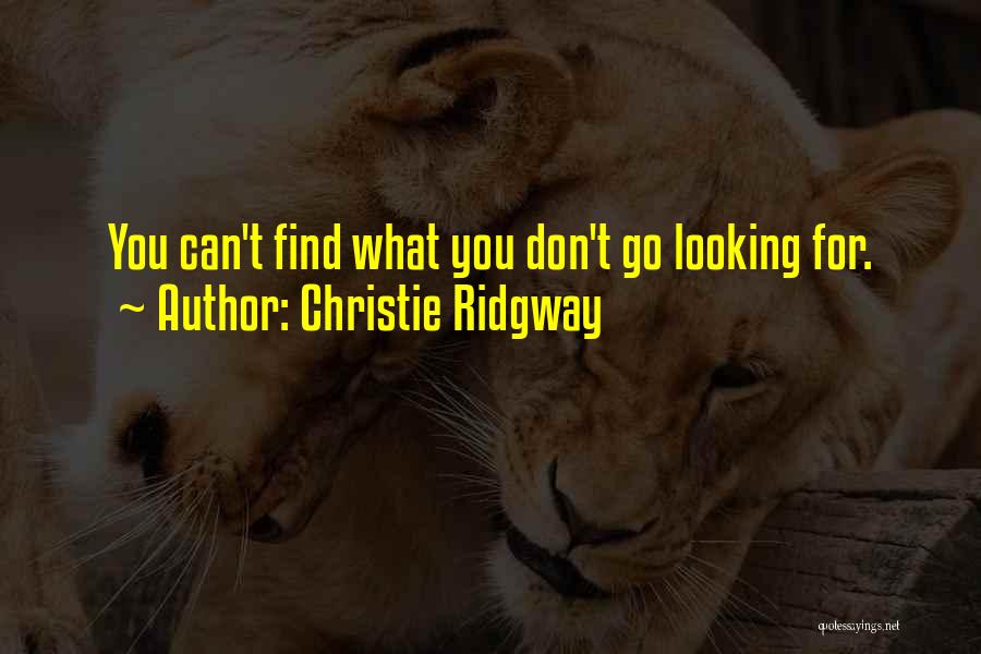 Christie Ridgway Quotes 689614