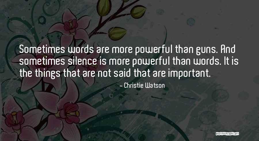 Christie Watson Quotes 1284162