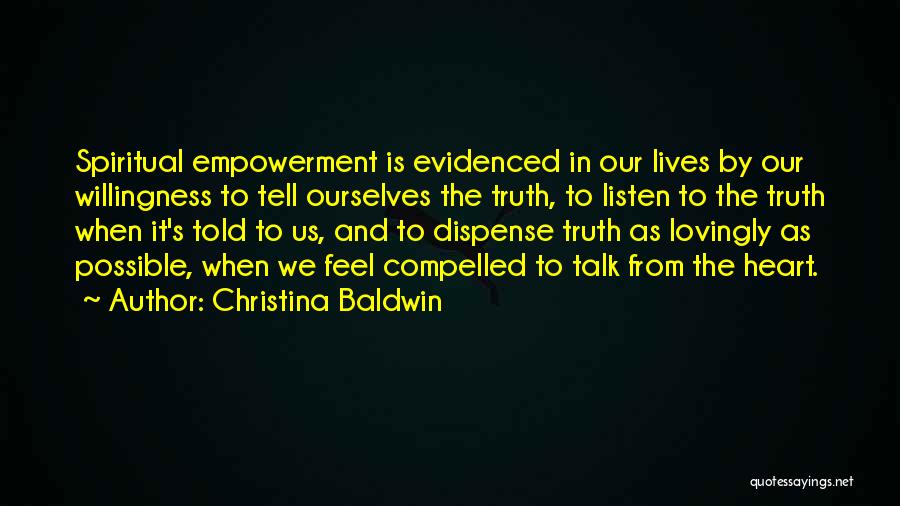 Christina Baldwin Quotes 1854488