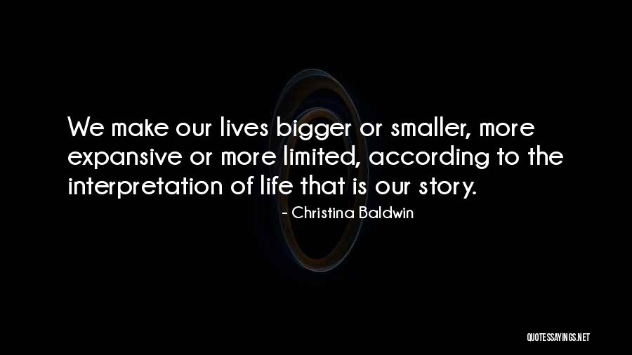 Christina Baldwin Quotes 704265 Christina Baldwin Quotes 704265
