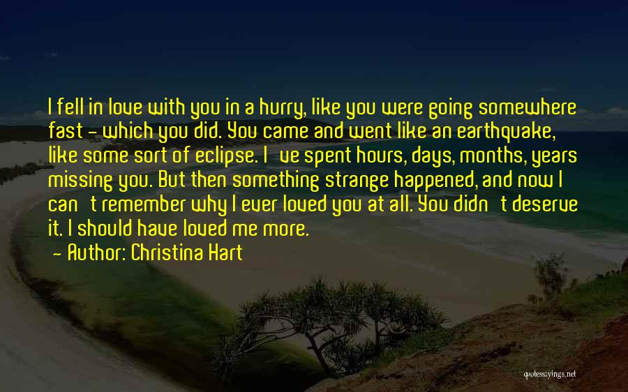 Christina Hart Quotes 892072