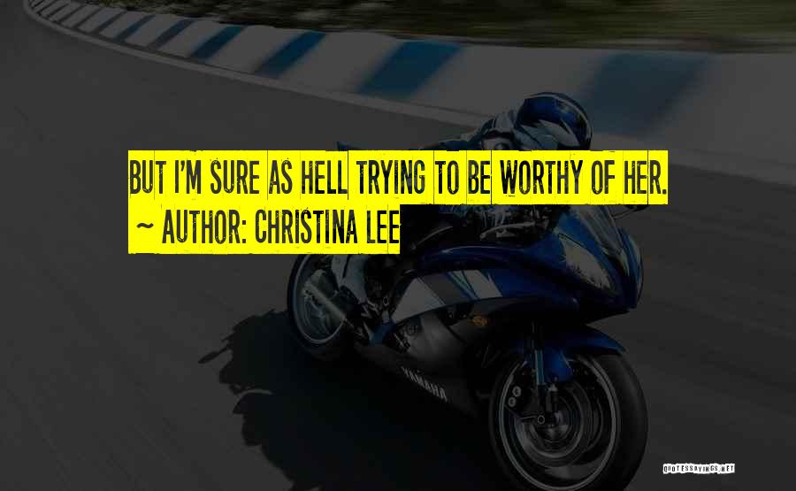 Christina Lee Quotes 269272