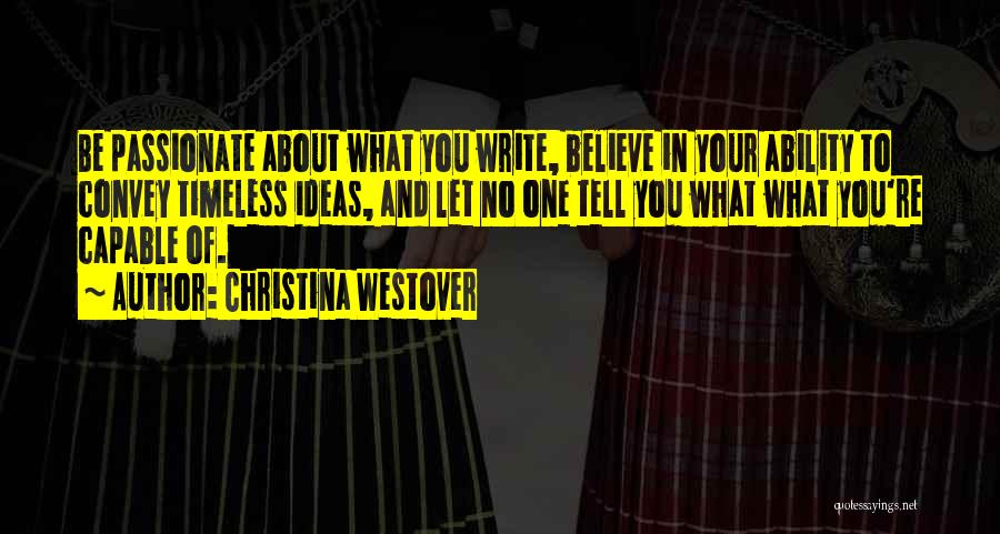 Christina Westover Quotes 642082