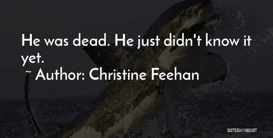 Christine Feehan Quotes 955544