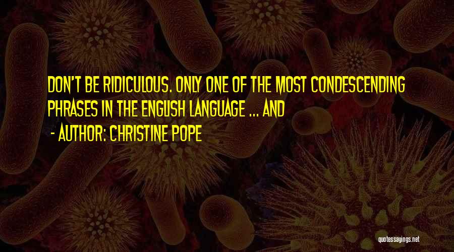 Christine Pope Quotes 1885425