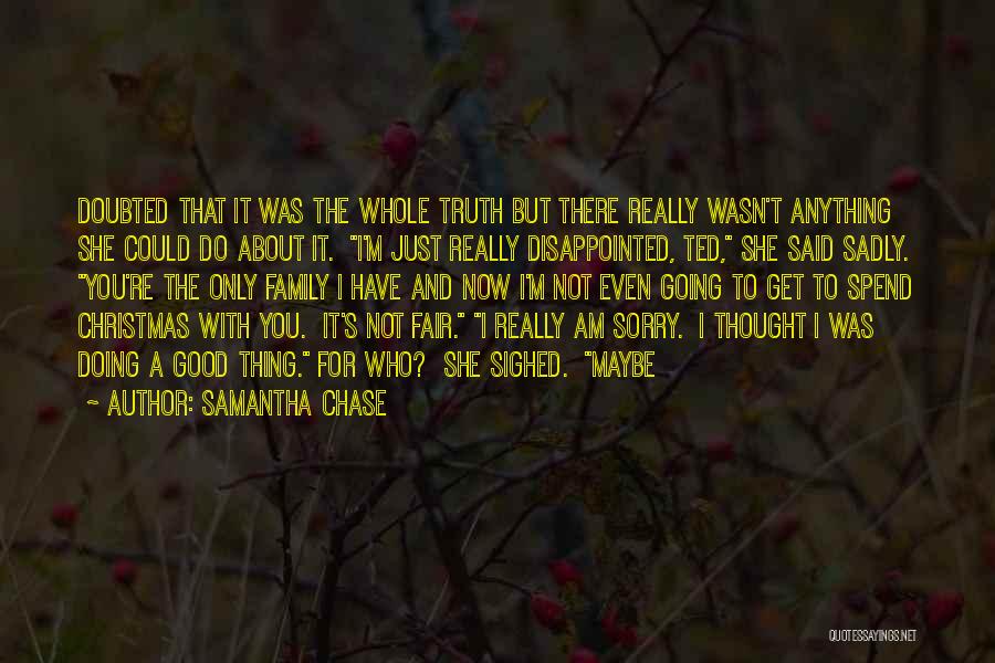 Christmas About Family Quotes By Samantha Chase