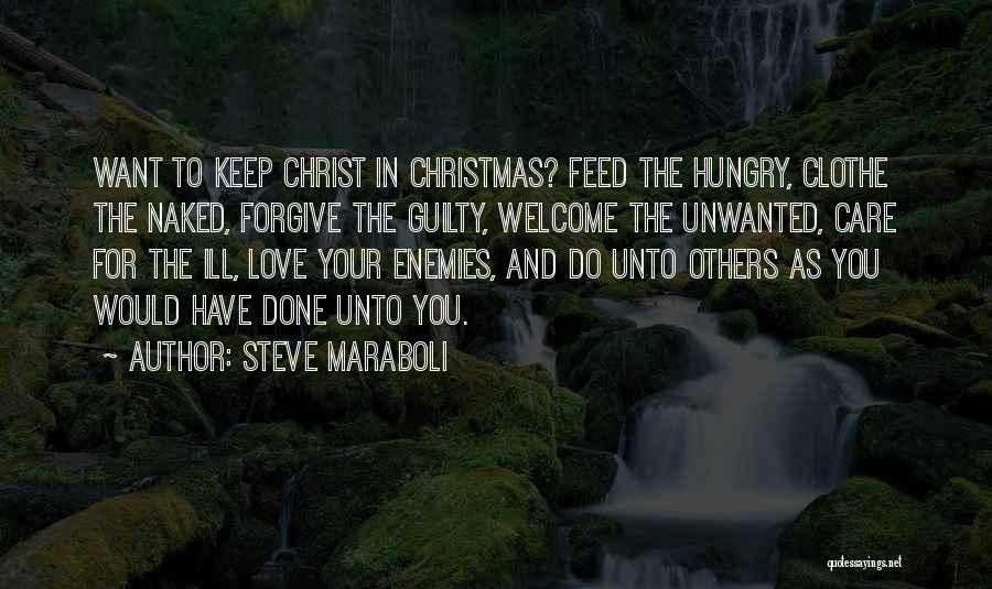 Christmas And Jesus Quotes By Steve Maraboli