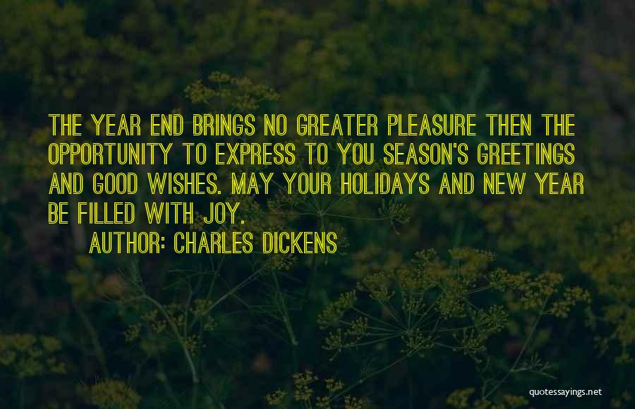 Christmas And New Year Quotes By Charles Dickens