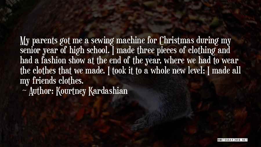 Christmas And New Year's For Friends Quotes By Kourtney Kardashian