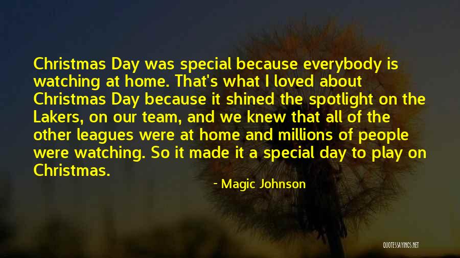 Christmas At Home Quotes By Magic Johnson