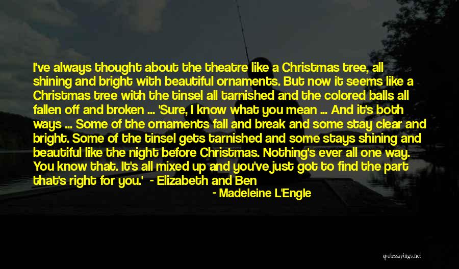 Christmas Balls Quotes By Madeleine L'Engle