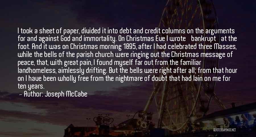 Christmas Bells Quotes By Joseph McCabe