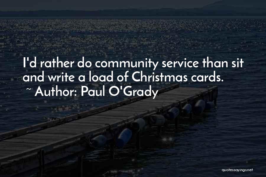 Christmas Cards Quotes By Paul O'Grady