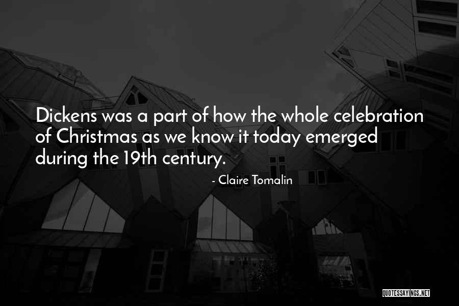 Christmas Celebration Quotes By Claire Tomalin