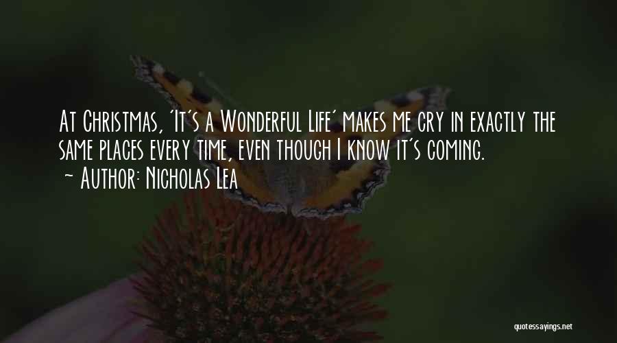 Christmas Coming Quotes By Nicholas Lea