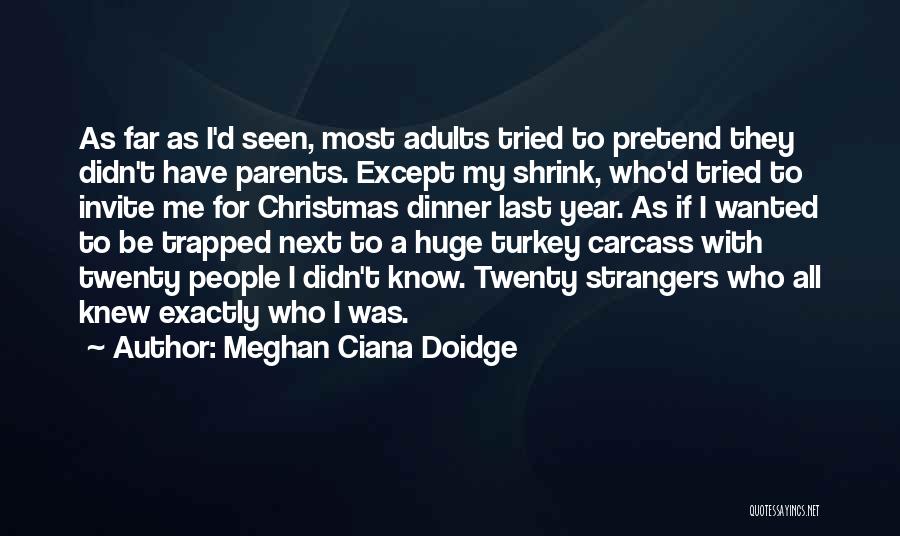 Christmas Dinner Quotes By Meghan Ciana Doidge