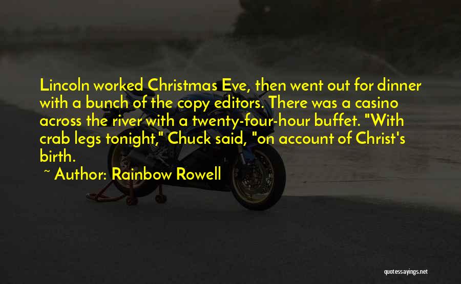 Christmas Dinner Quotes By Rainbow Rowell