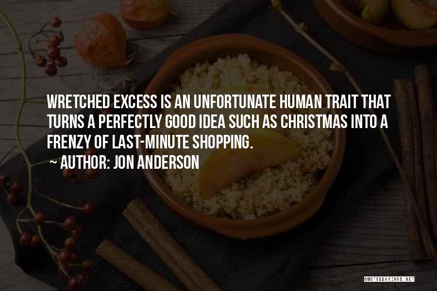 Christmas Excess Quotes By Jon Anderson