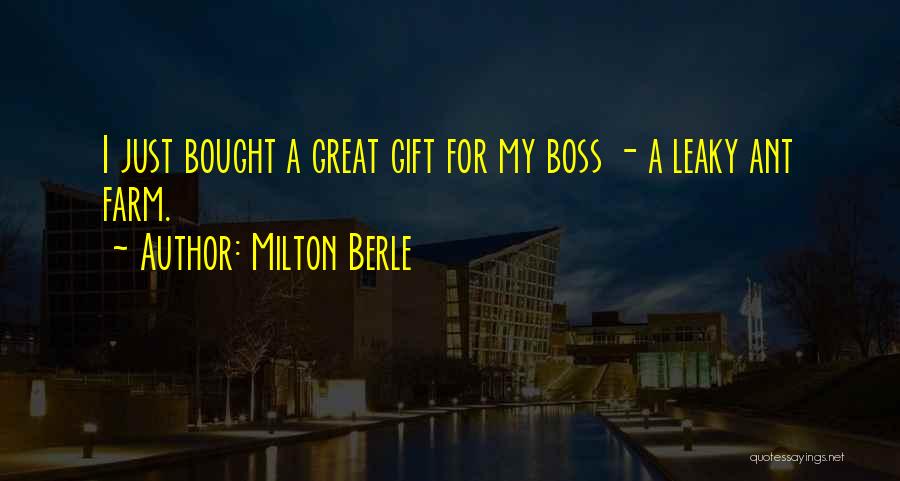 Christmas Gift Quotes By Milton Berle