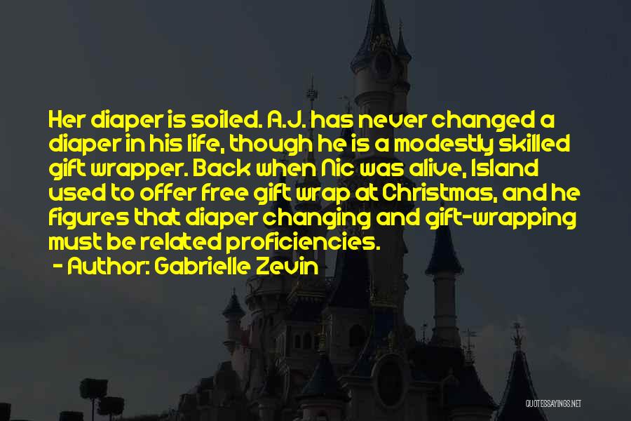 Christmas Gift Wrapping Quotes By Gabrielle Zevin