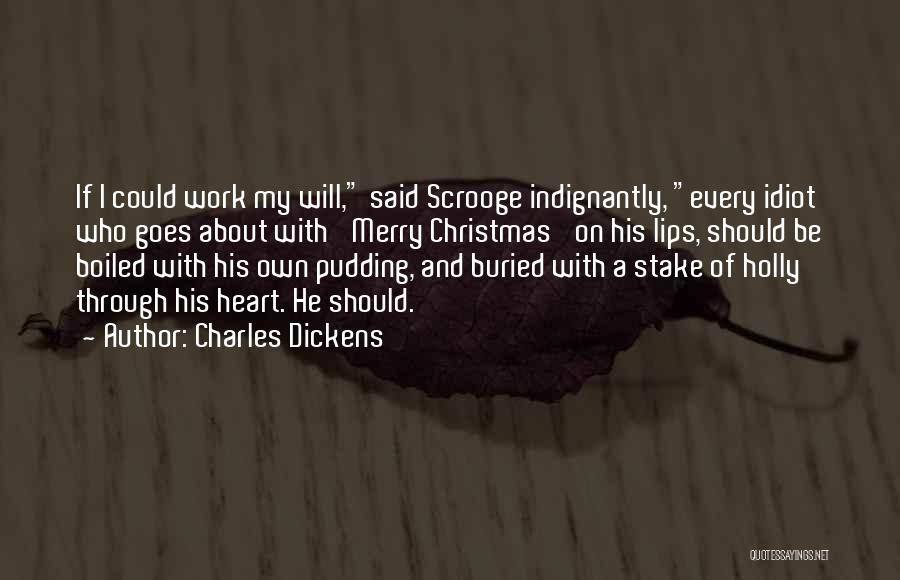 Christmas Holly Quotes By Charles Dickens