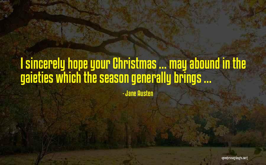 Christmas Hope Quotes By Jane Austen Christmas Hope Quotes By Jane Austen