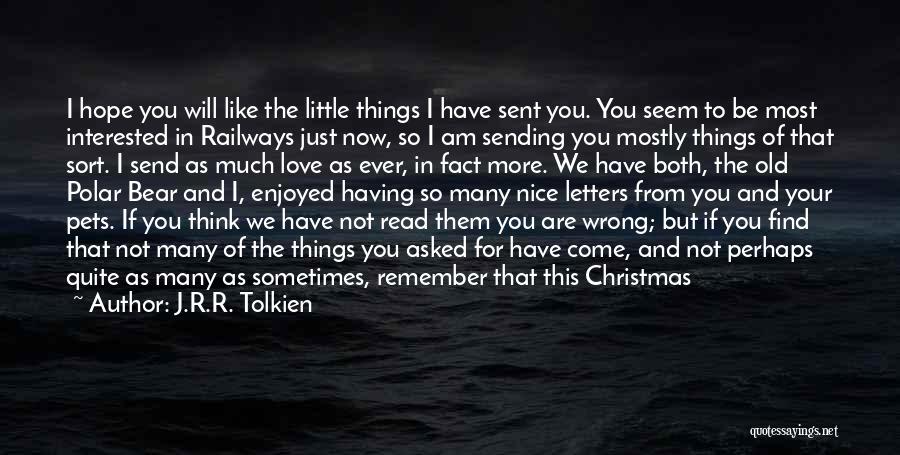 Christmas Letters Quotes By J.R.R. Tolkien