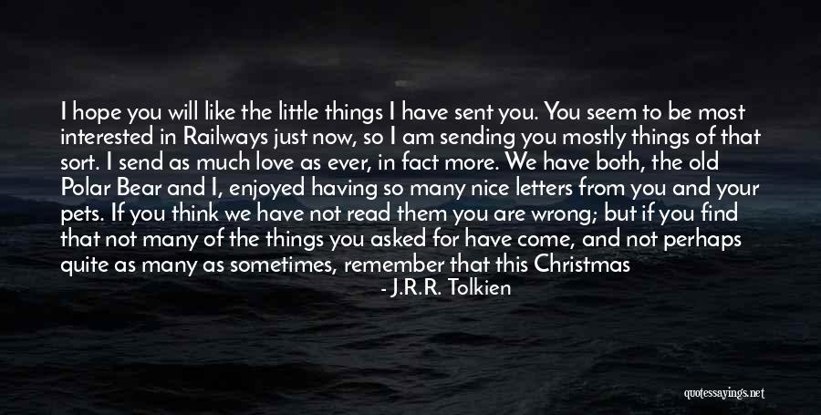 Christmas Letters Quotes By J.R.R. Tolkien