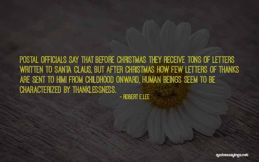 Christmas Letters Quotes By Robert E.Lee