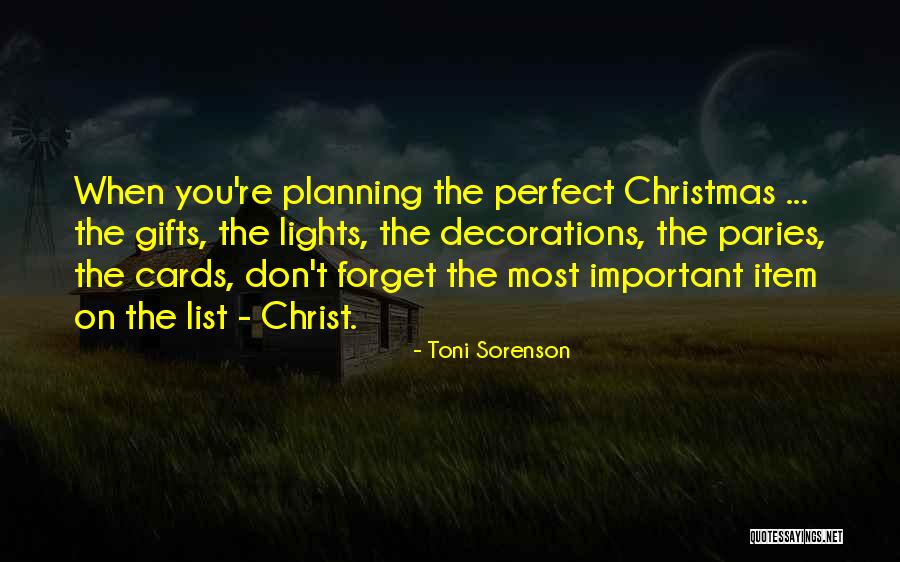 Christmas Lights Quotes By Toni Sorenson