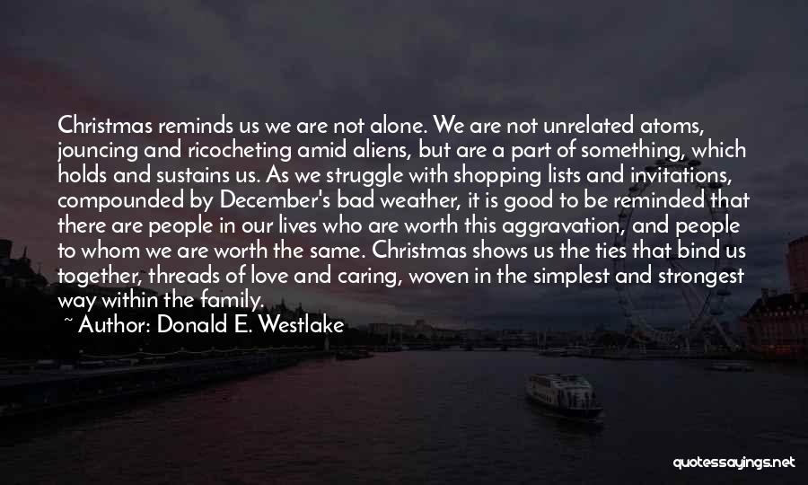 Christmas Love Family Quotes By Donald E. Westlake