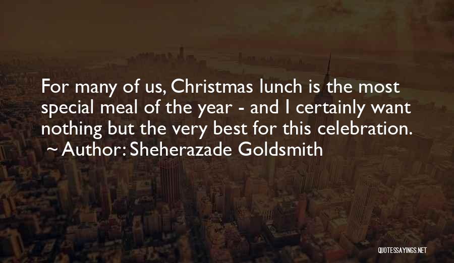 Christmas Meal Quotes By Sheherazade Goldsmith