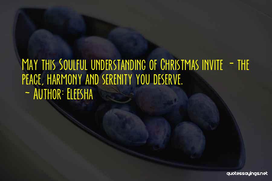 Christmas Peace Quotes By Eleesha