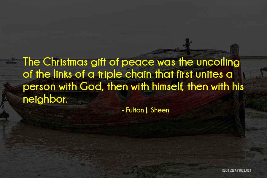 Christmas Peace Quotes By Fulton J. Sheen