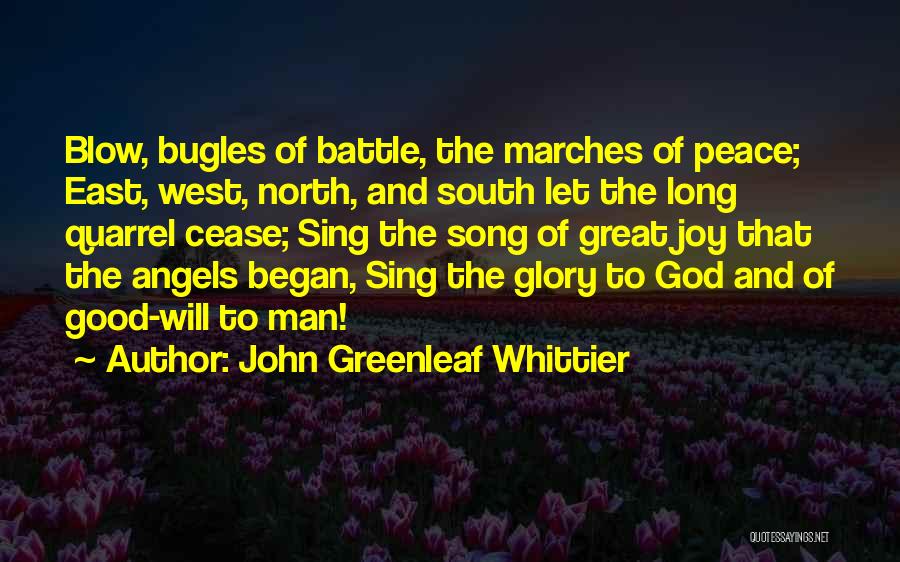 Christmas Peace Quotes By John Greenleaf Whittier