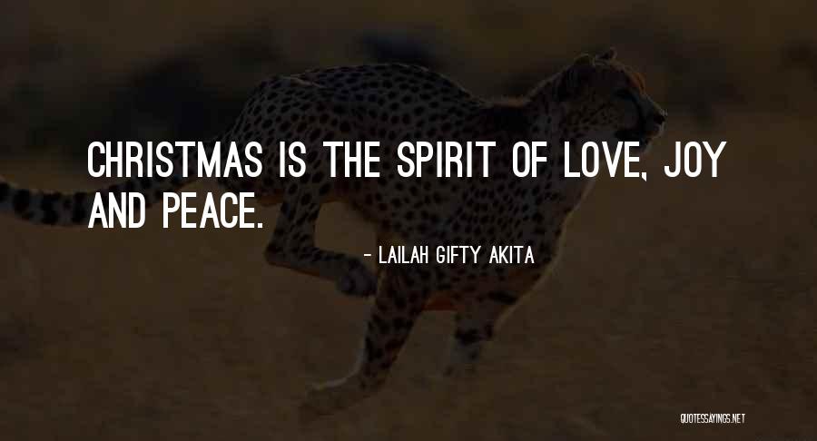 Christmas Peace Quotes By Lailah Gifty Akita