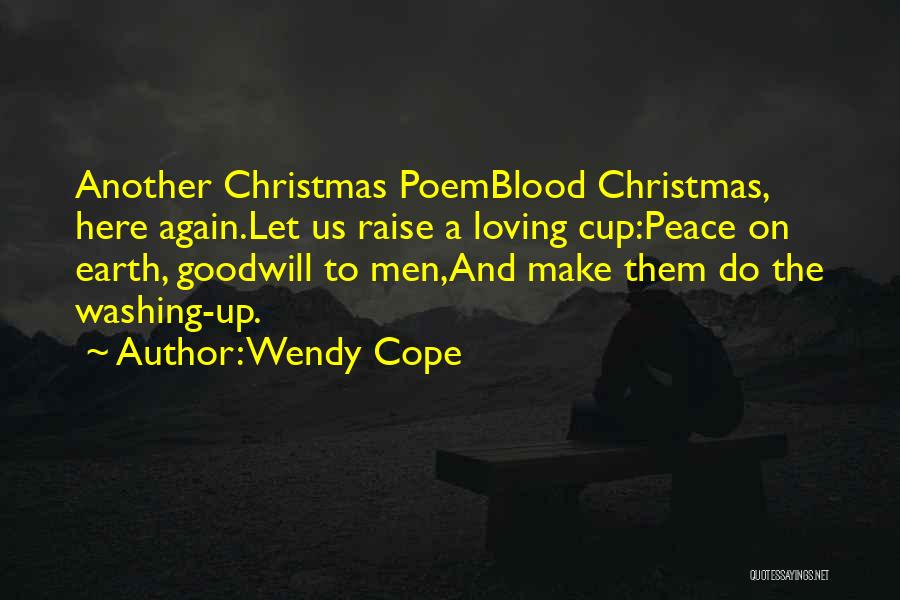 Christmas Peace Quotes By Wendy Cope