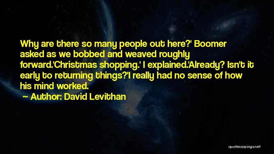 Christmas Quotes By David Levithan