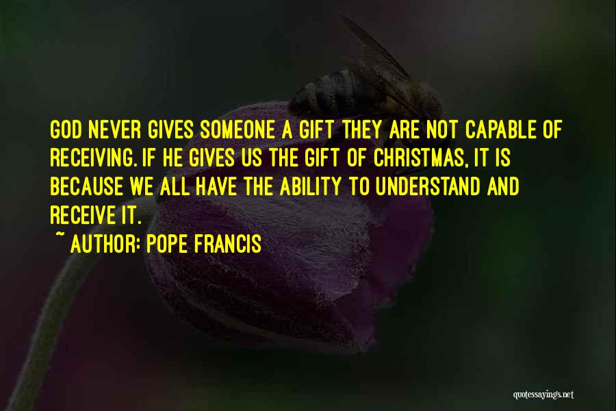 Christmas Quotes By Pope Francis