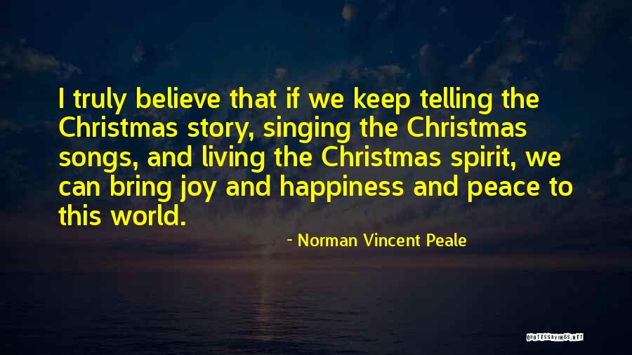 Christmas Songs And Quotes By Norman Vincent Peale