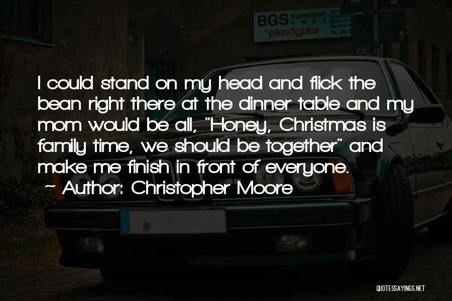 Christmas Table Quotes By Christopher Moore