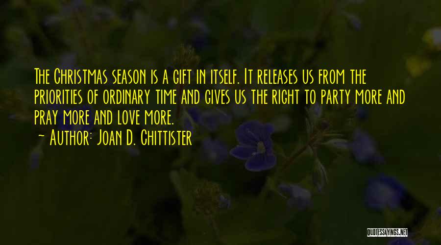 Christmas Time Of Giving Quotes By Joan D. Chittister
