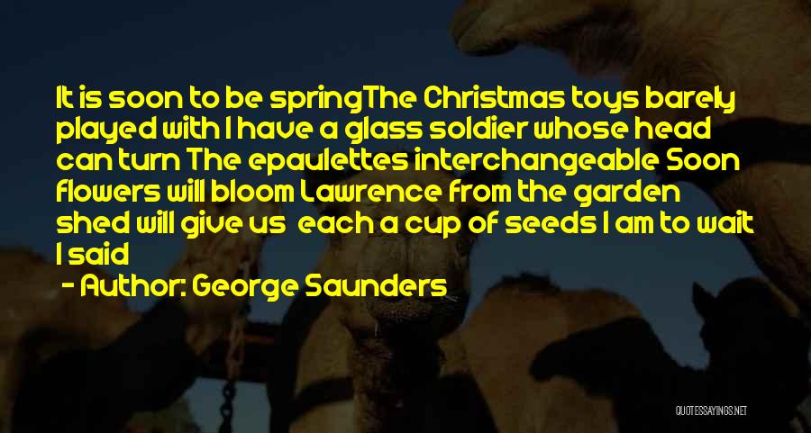 Christmas Toys Quotes By George Saunders