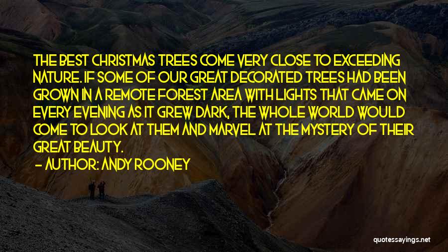 Christmas Tree And Quotes By Andy Rooney