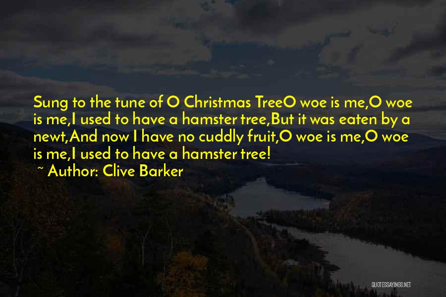 Christmas Tree And Quotes By Clive Barker