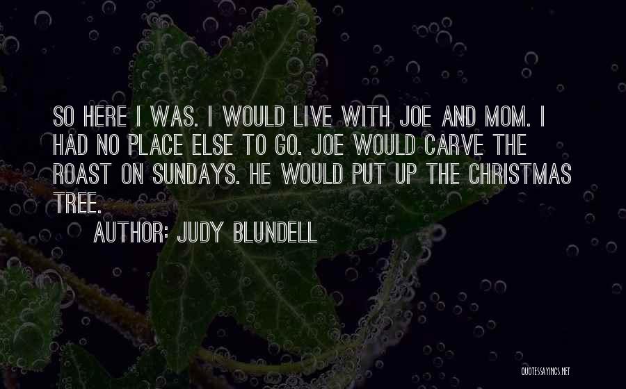 Christmas Tree And Quotes By Judy Blundell