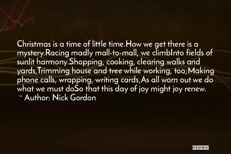 Christmas Tree And Quotes By Nick Gordon